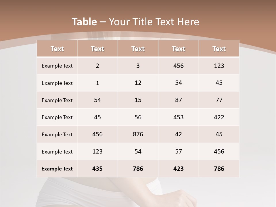 Pants Spa Purity PowerPoint Template