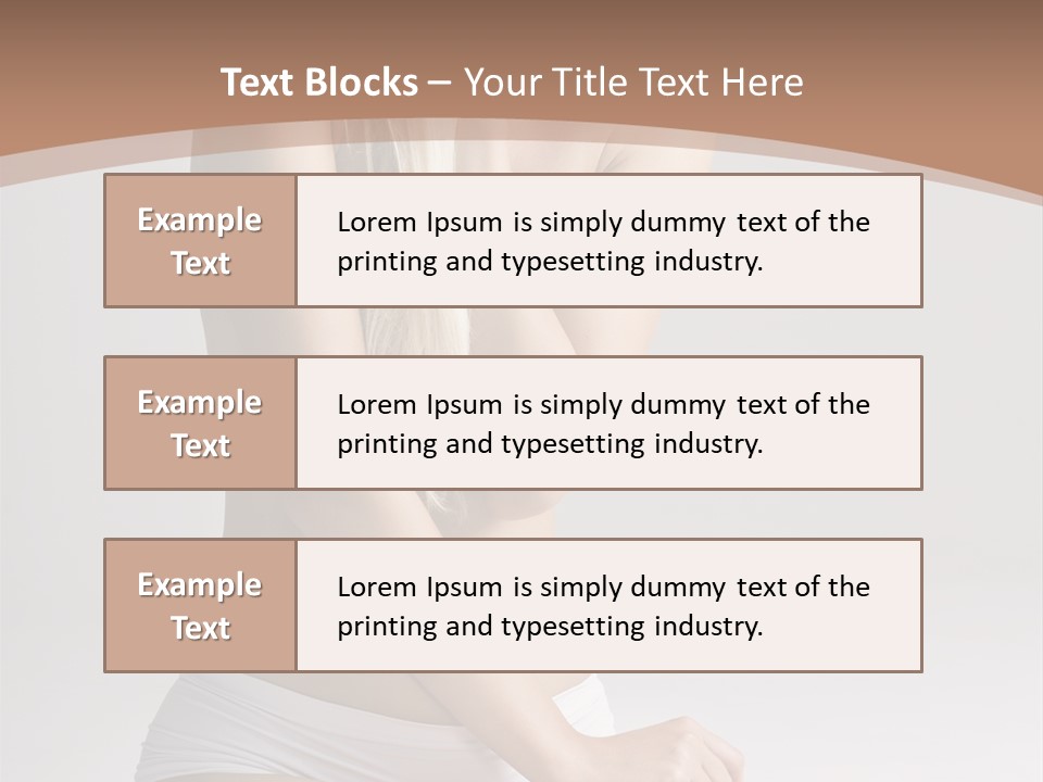 Pants Spa Purity PowerPoint Template