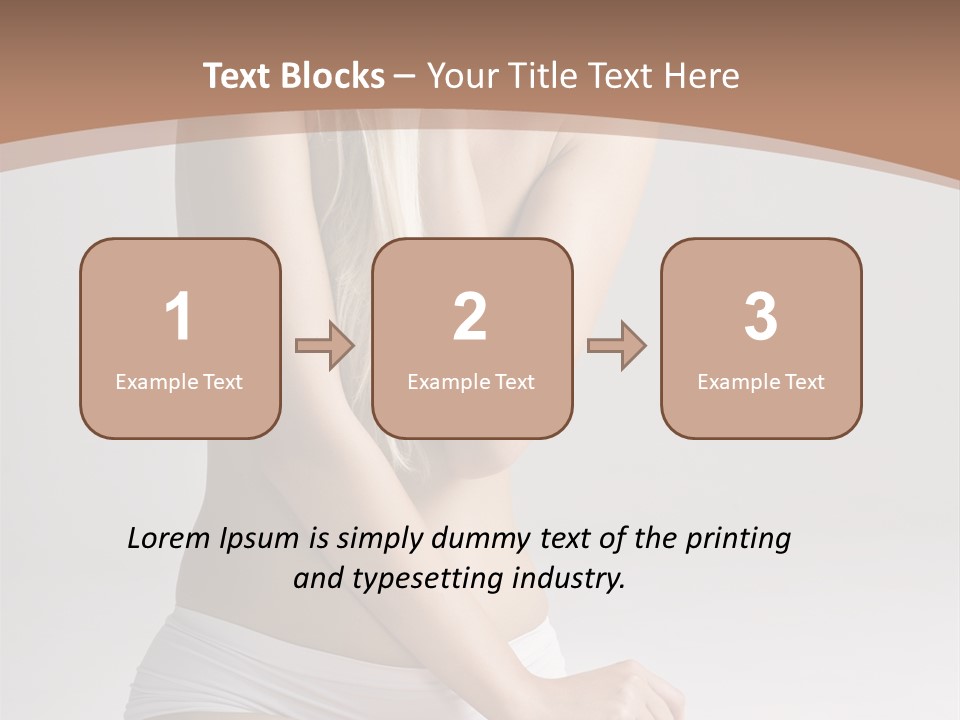 Pants Spa Purity PowerPoint Template