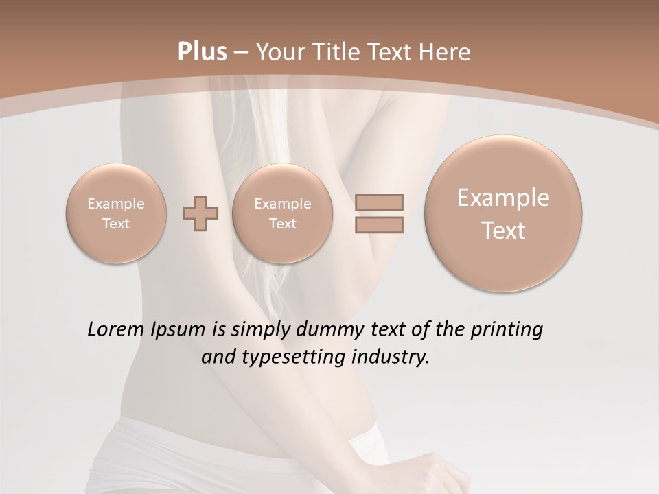 Pants Spa Purity PowerPoint Template