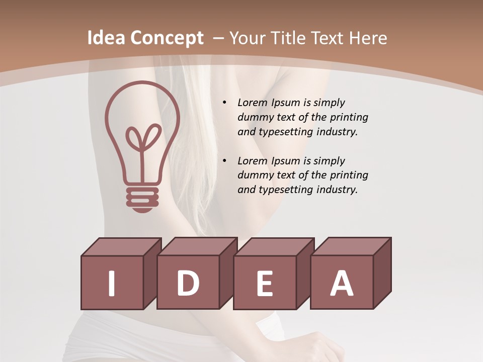 Pants Spa Purity PowerPoint Template