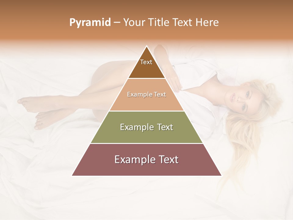 Resting Lady Girl PowerPoint Template