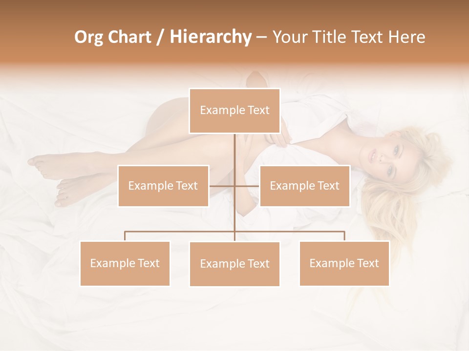 Resting Lady Girl PowerPoint Template