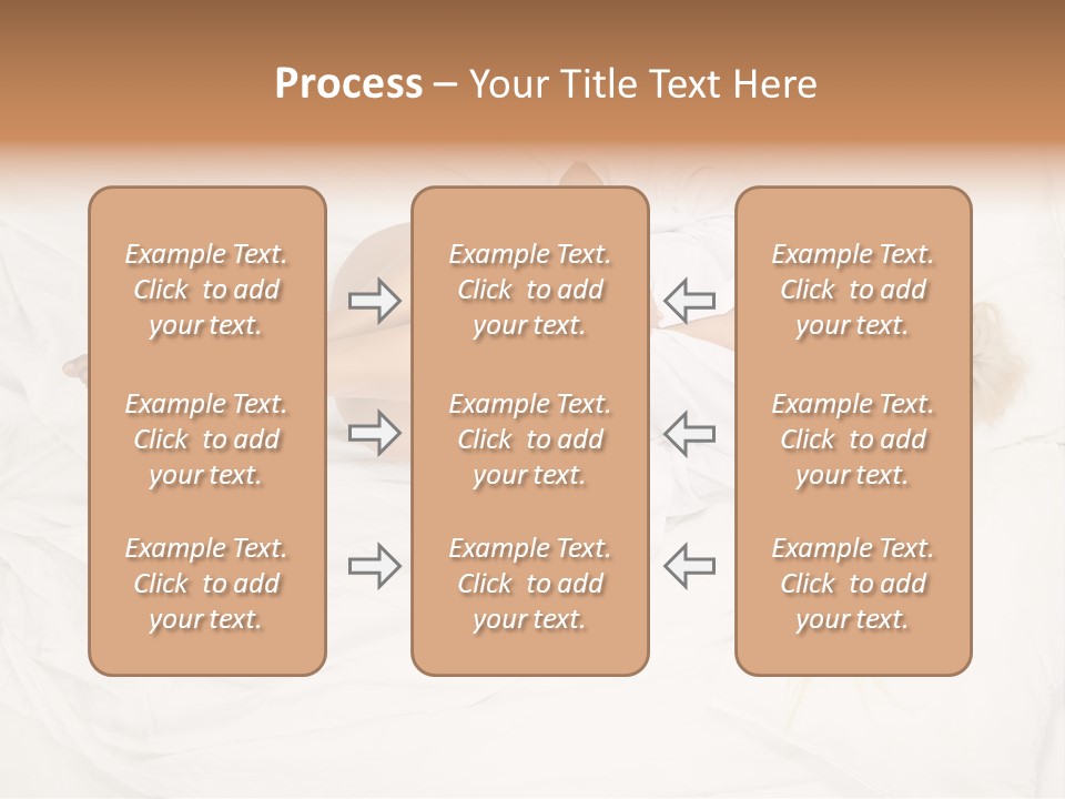 Resting Lady Girl PowerPoint Template