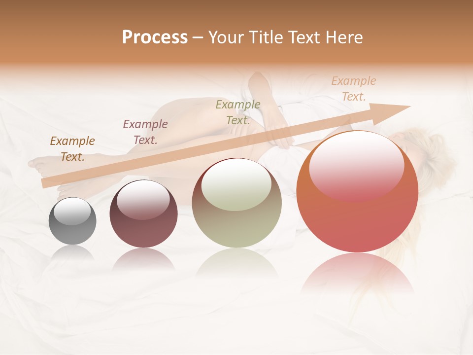 Resting Lady Girl PowerPoint Template