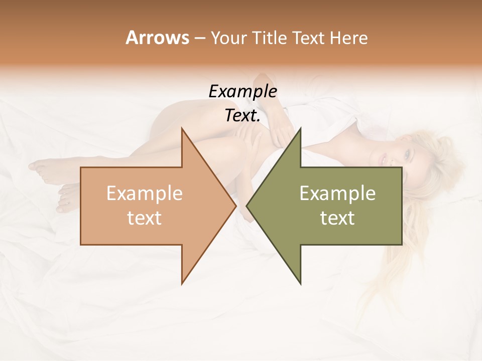 Resting Lady Girl PowerPoint Template