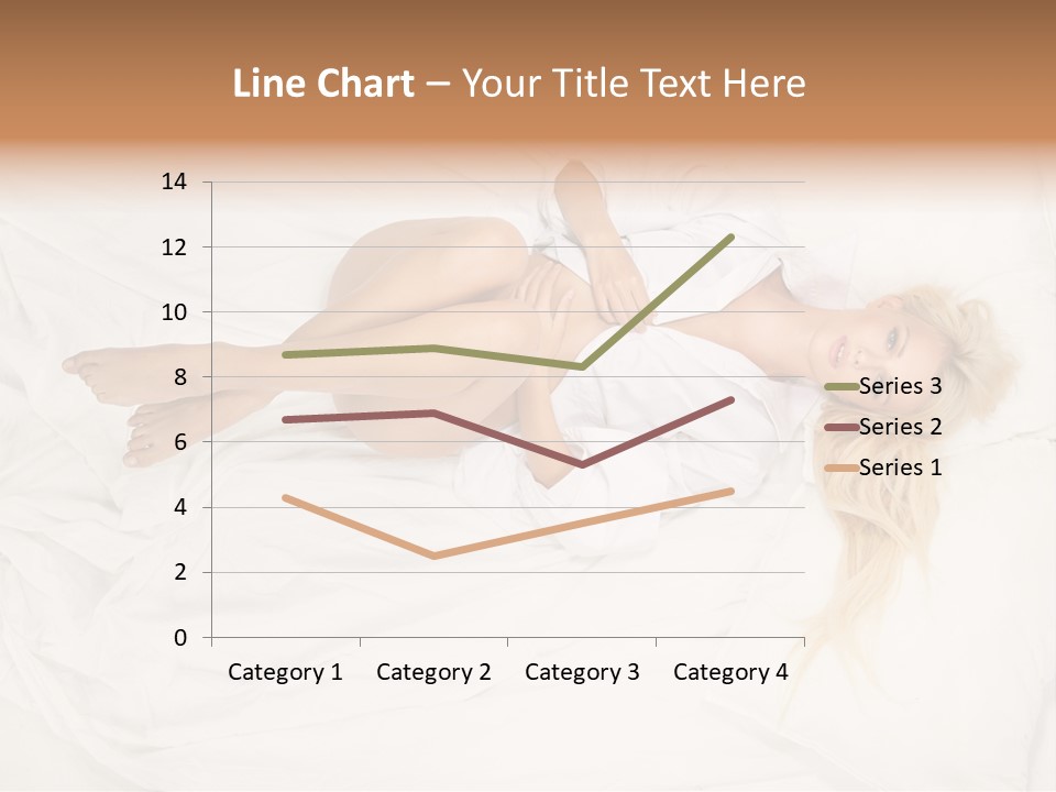 Resting Lady Girl PowerPoint Template