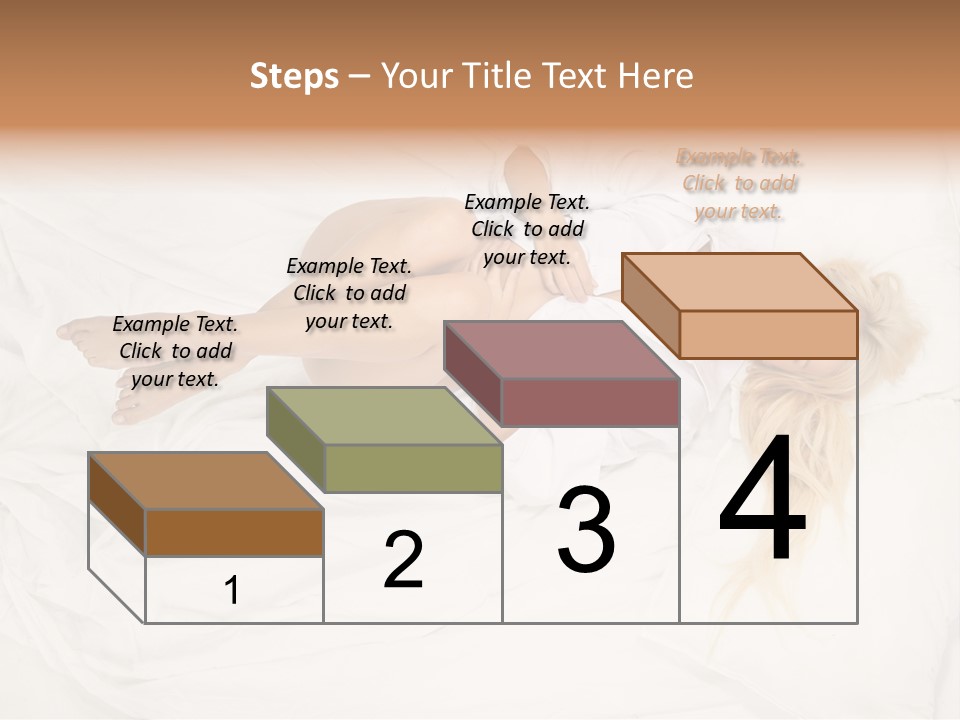 Resting Lady Girl PowerPoint Template