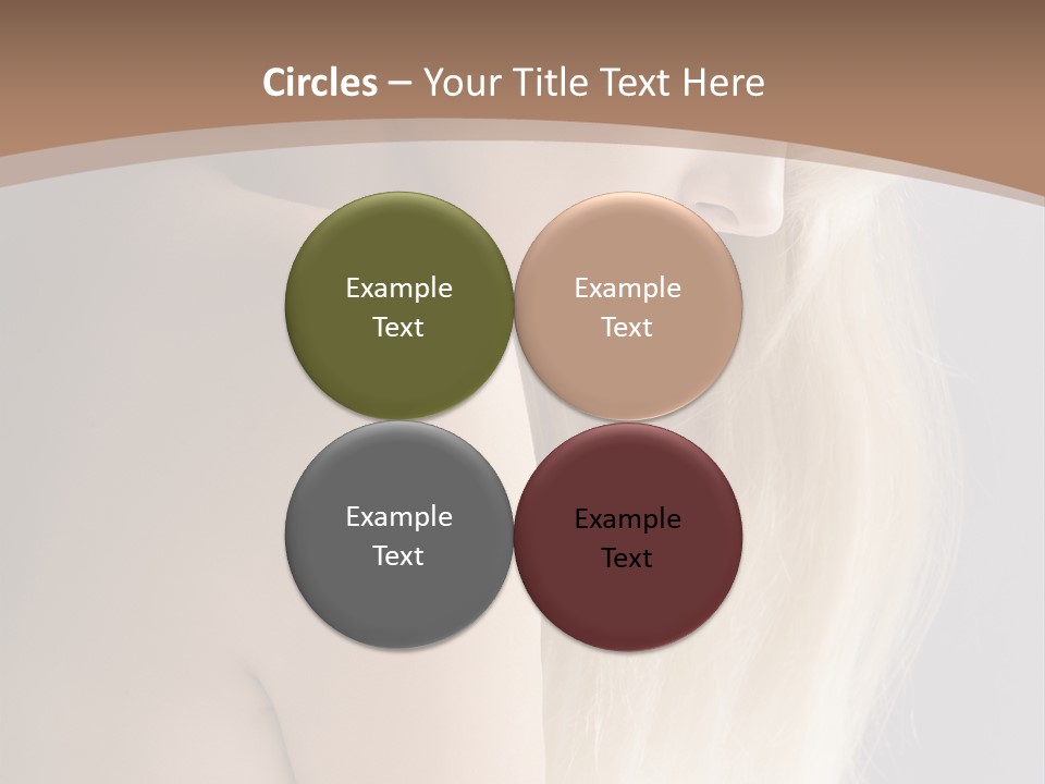 Hair Womanly Girl PowerPoint Template