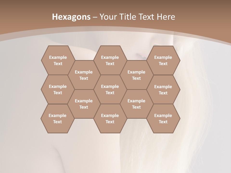 Hair Womanly Girl PowerPoint Template