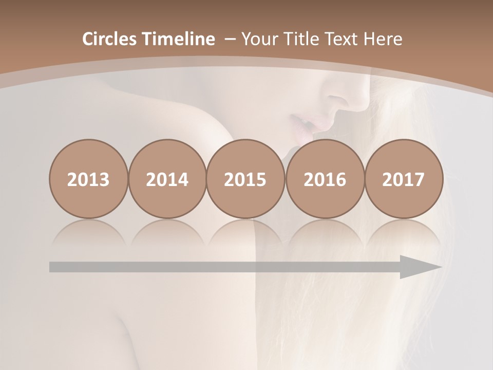 Hair Womanly Girl PowerPoint Template