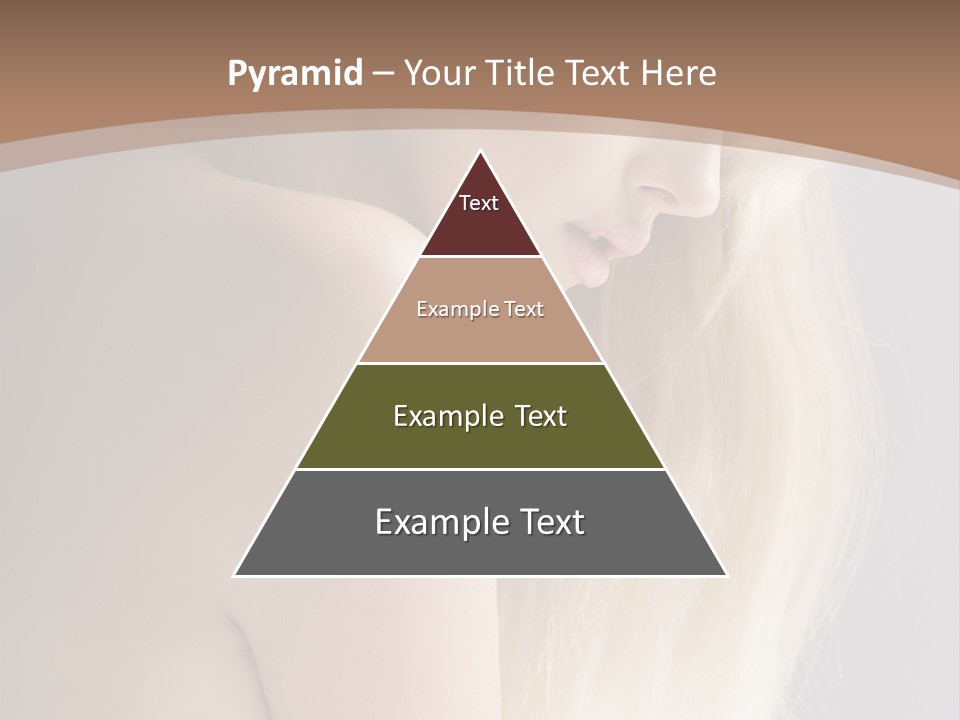 Hair Womanly Girl PowerPoint Template