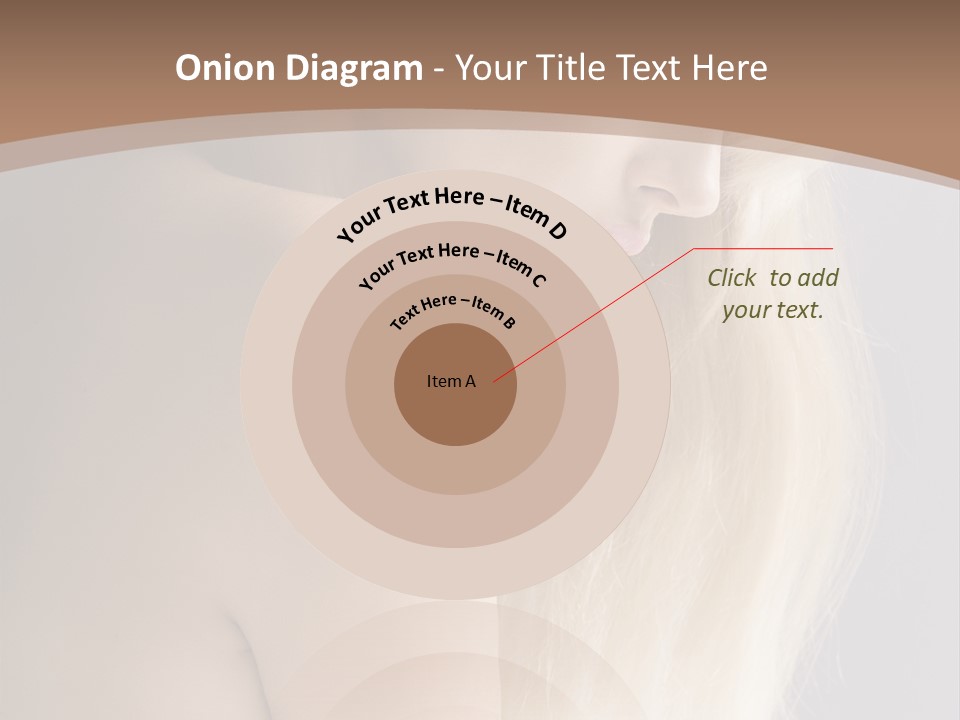 Hair Womanly Girl PowerPoint Template