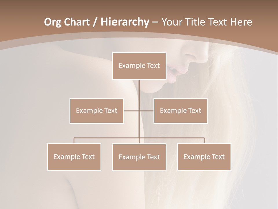 Hair Womanly Girl PowerPoint Template