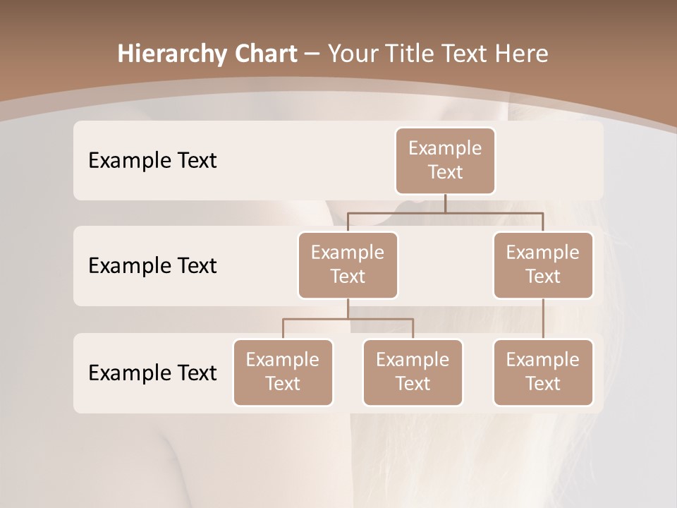 Hair Womanly Girl PowerPoint Template