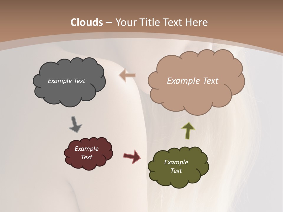 Hair Womanly Girl PowerPoint Template