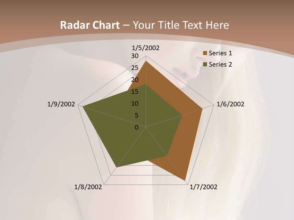 Hair Womanly Girl PowerPoint Template