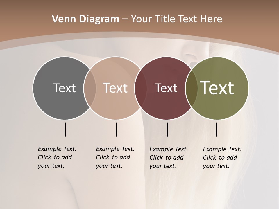 Hair Womanly Girl PowerPoint Template