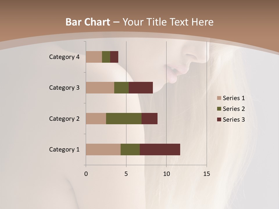 Hair Womanly Girl PowerPoint Template