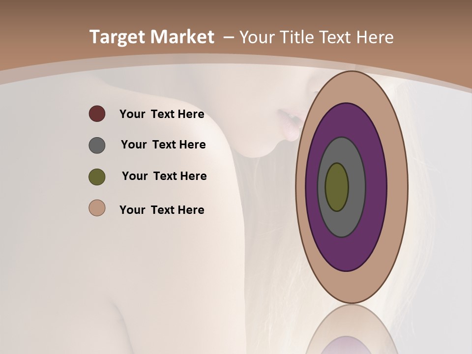 Hair Womanly Girl PowerPoint Template