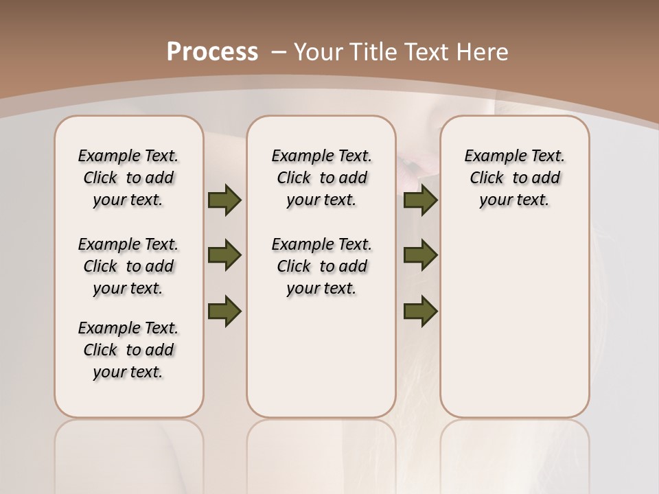 Hair Womanly Girl PowerPoint Template