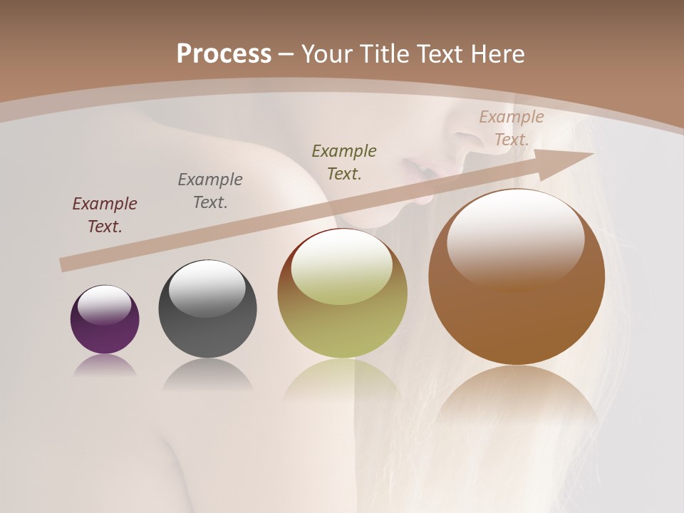 Hair Womanly Girl PowerPoint Template