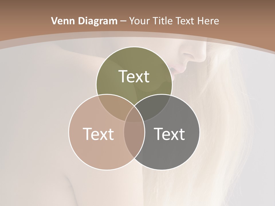 Hair Womanly Girl PowerPoint Template