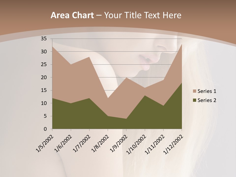 Hair Womanly Girl PowerPoint Template