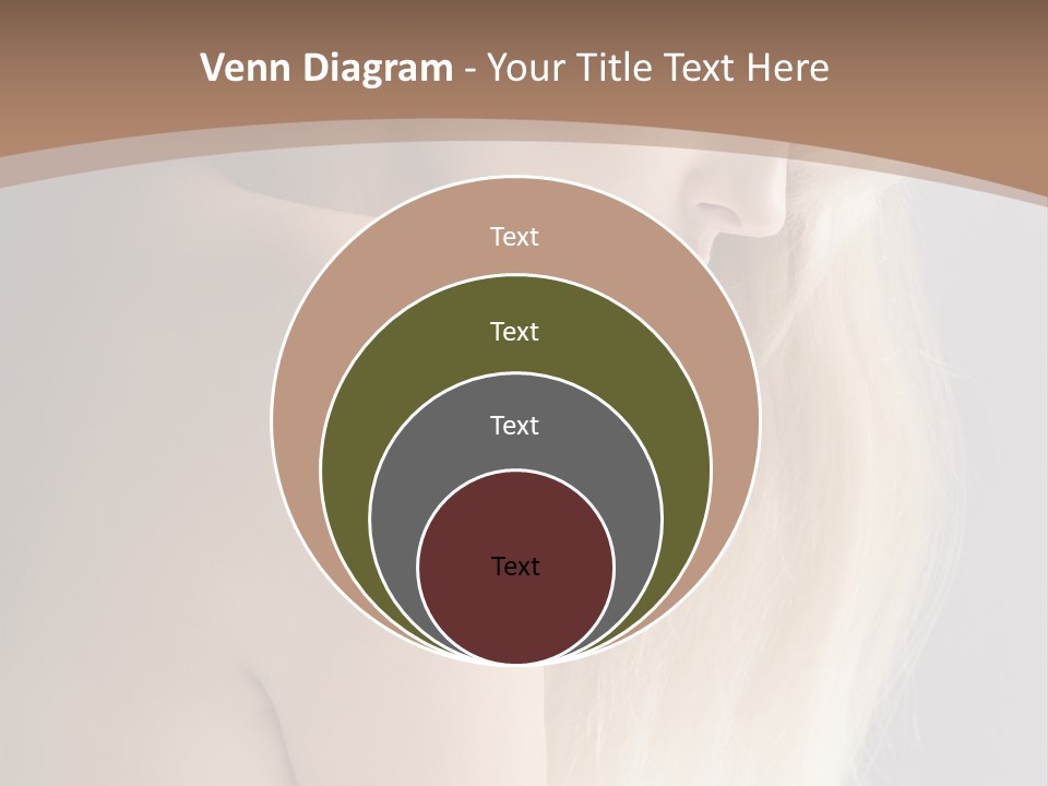 Hair Womanly Girl PowerPoint Template