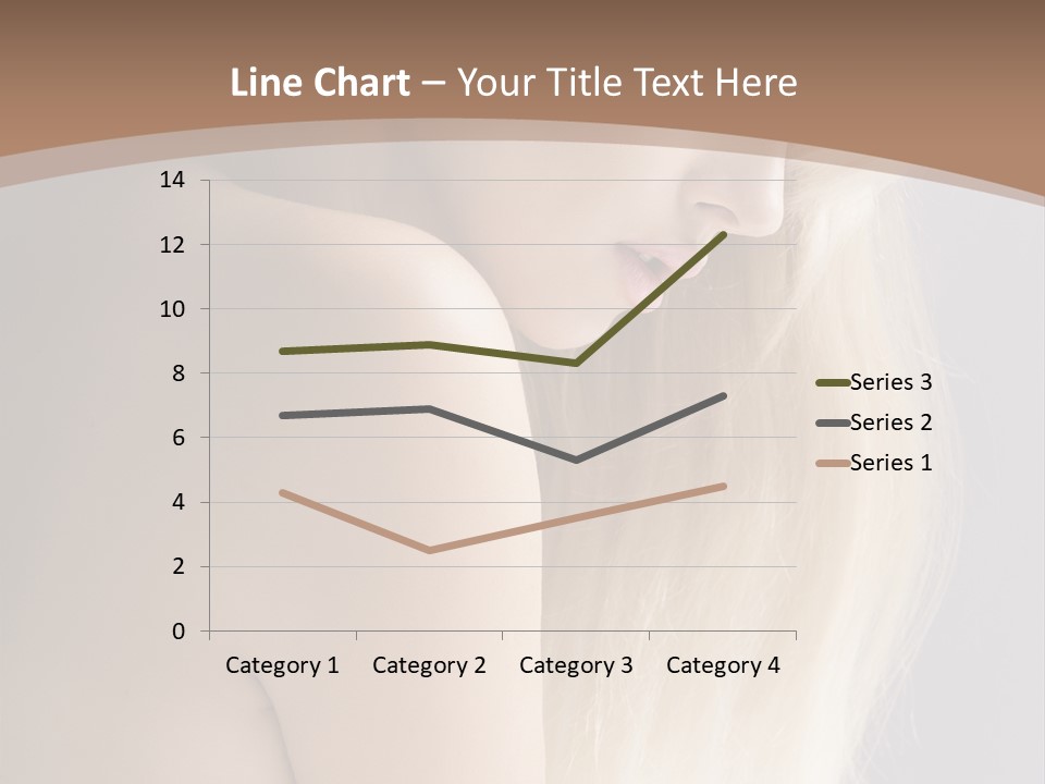 Hair Womanly Girl PowerPoint Template