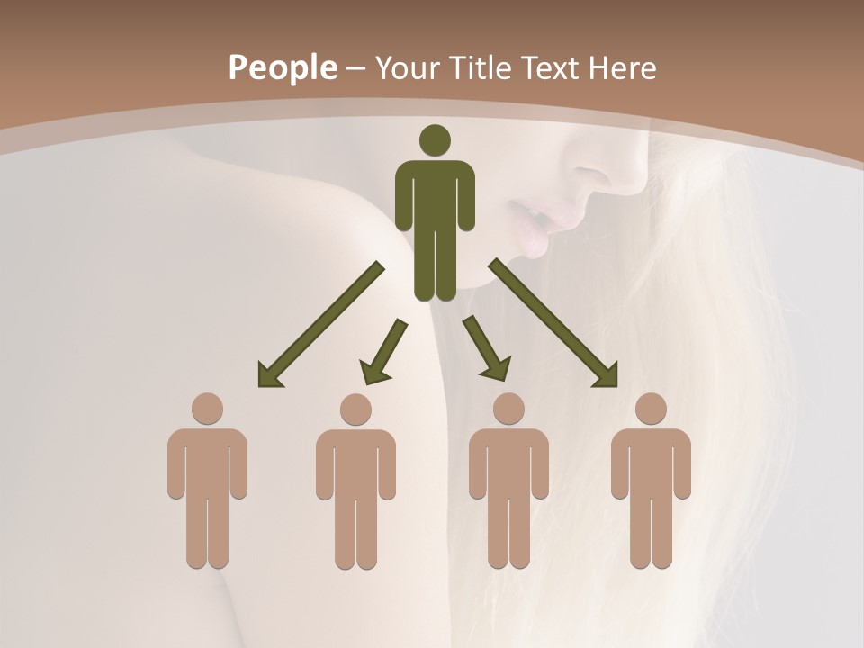 Hair Womanly Girl PowerPoint Template