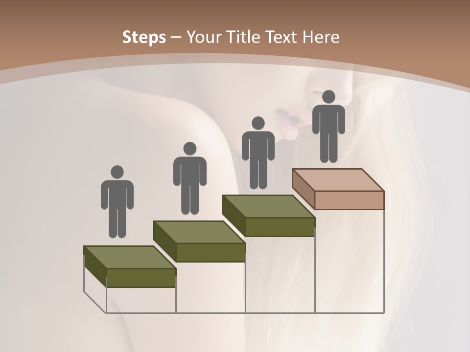 Hair Womanly Girl PowerPoint Template