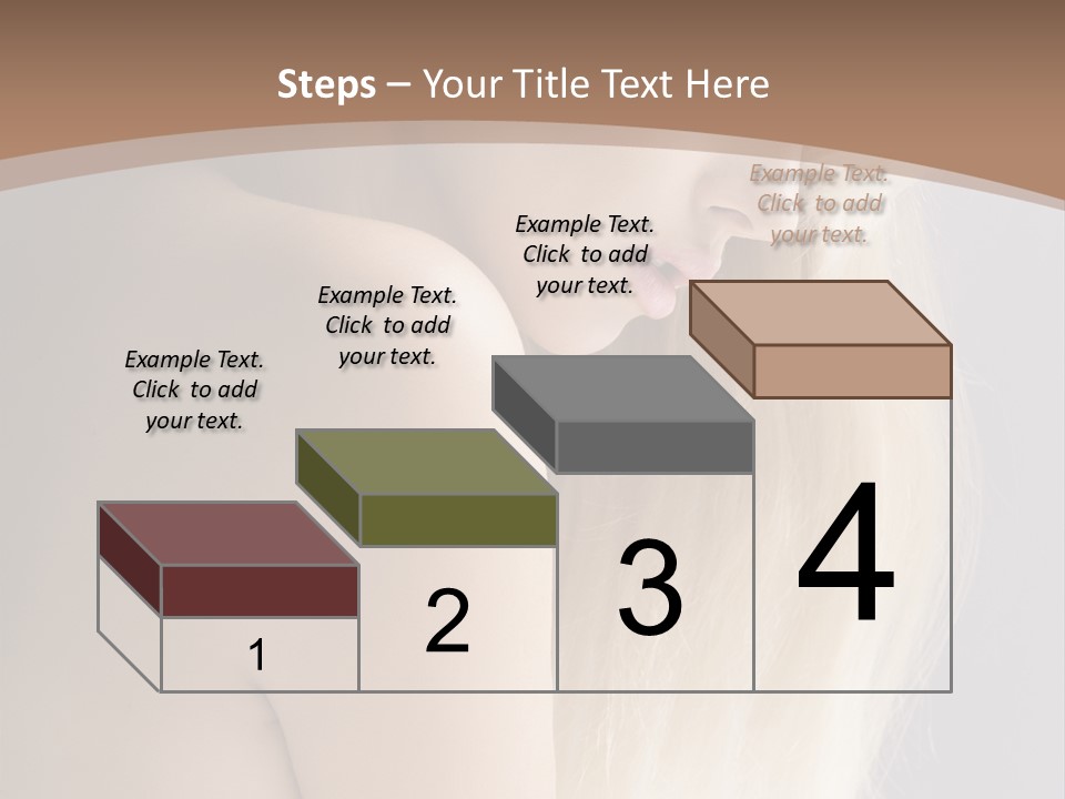 Hair Womanly Girl PowerPoint Template