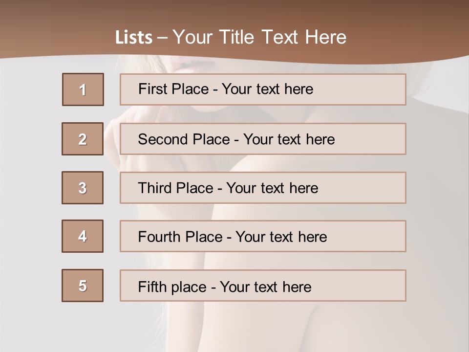 Stylish Model Lovely PowerPoint Template