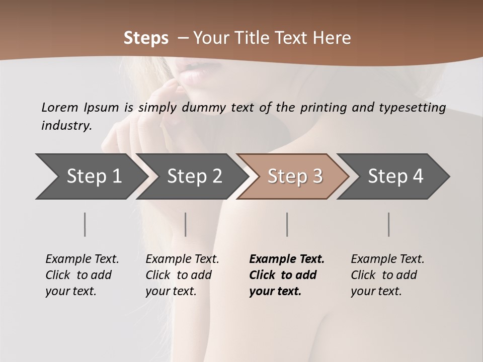 Stylish Model Lovely PowerPoint Template