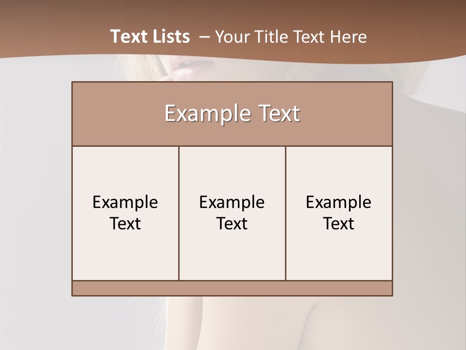 Stylish Model Lovely PowerPoint Template