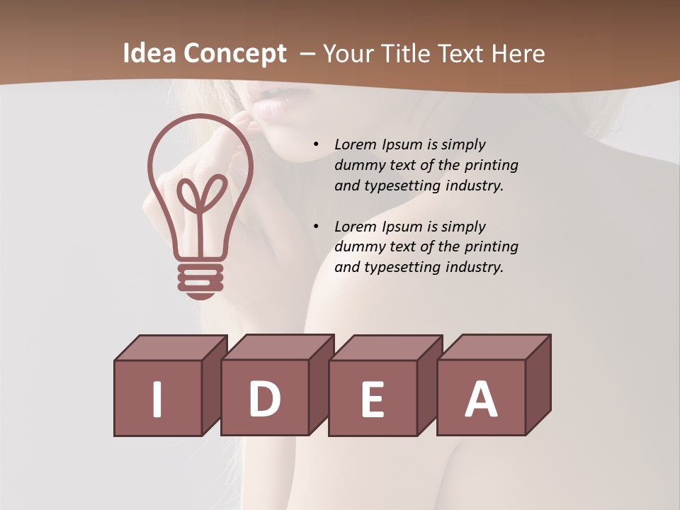 Stylish Model Lovely PowerPoint Template