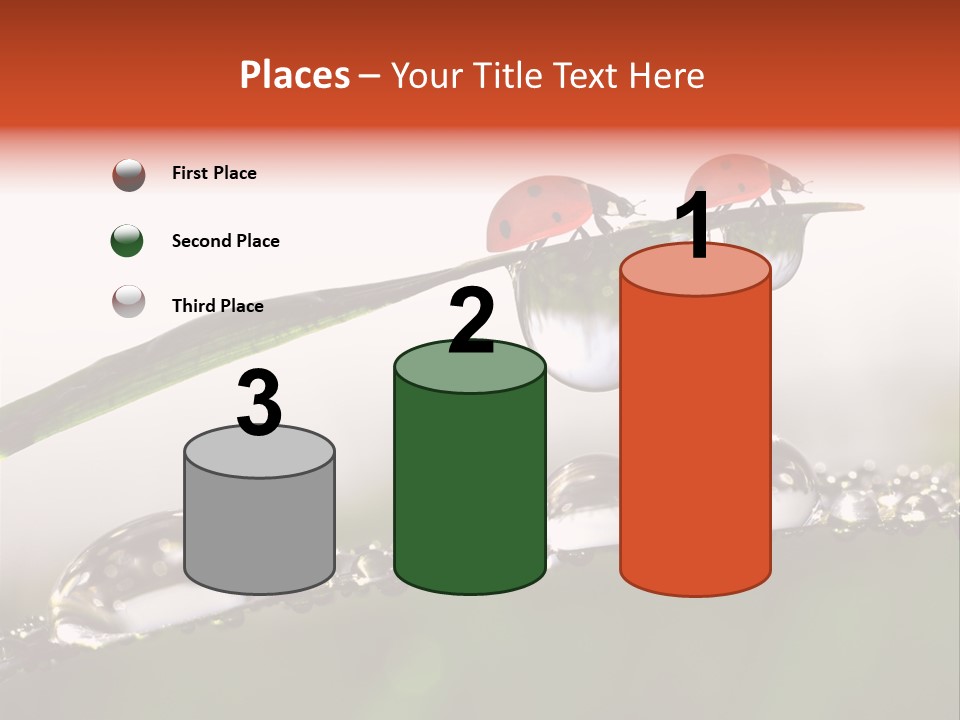 Weather Leaf Water PowerPoint Template