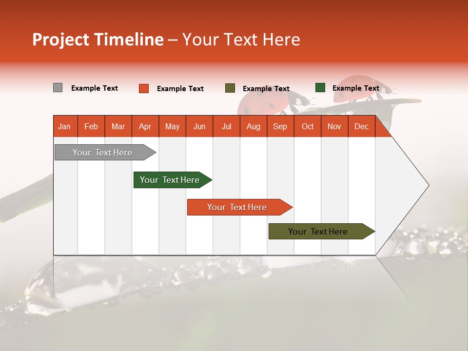 Weather Leaf Water PowerPoint Template
