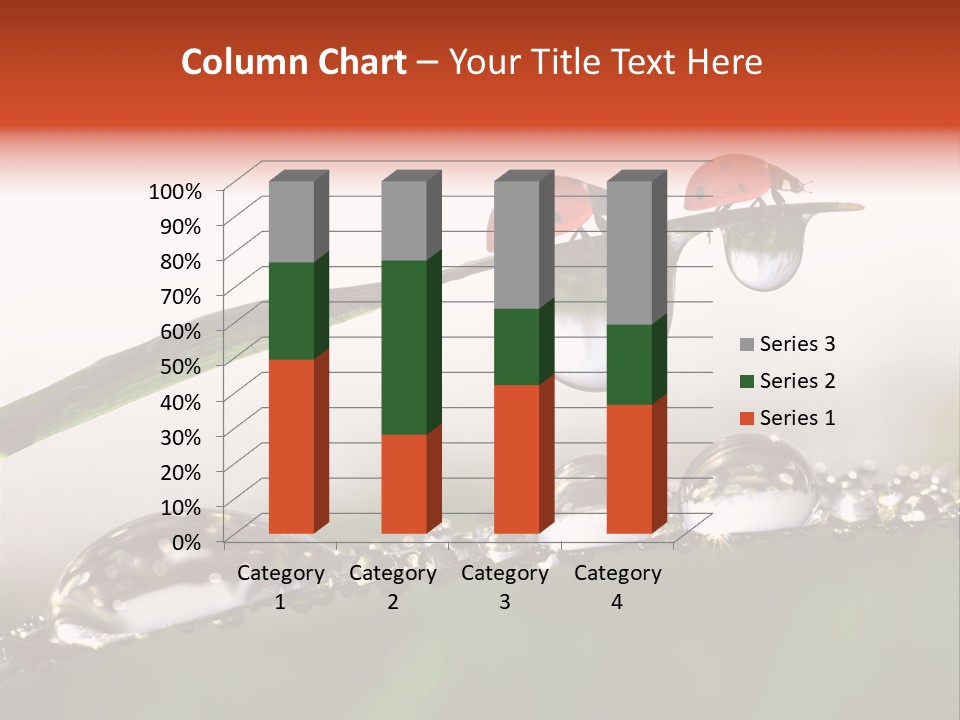Weather Leaf Water PowerPoint Template