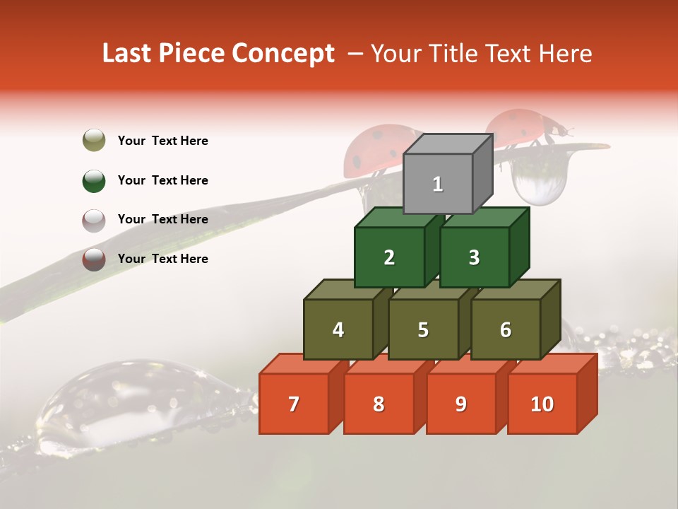 Weather Leaf Water PowerPoint Template