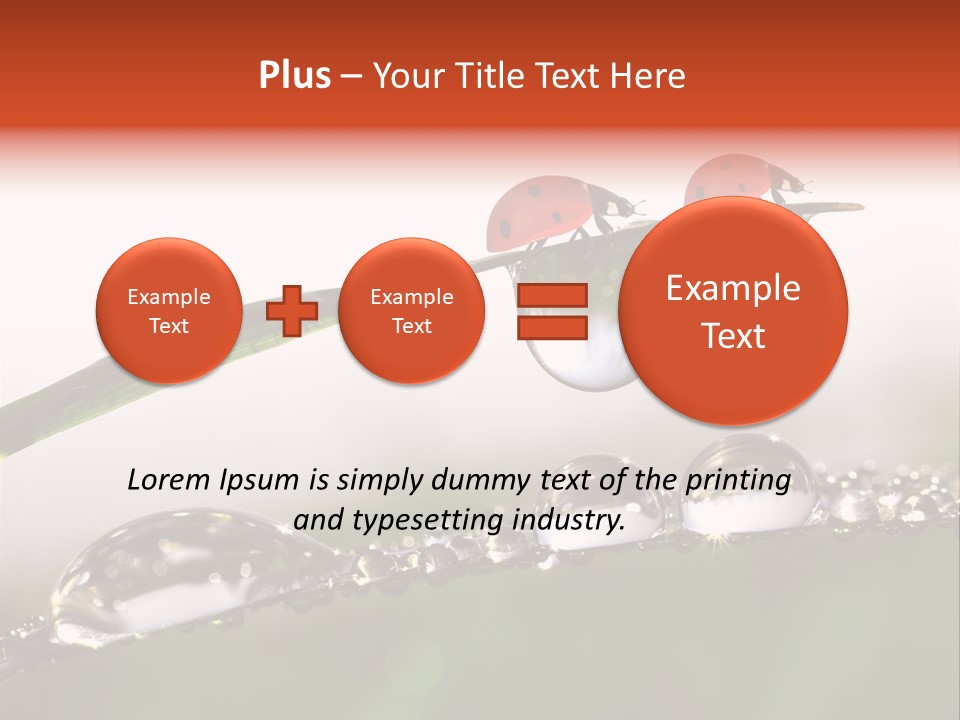 Weather Leaf Water PowerPoint Template