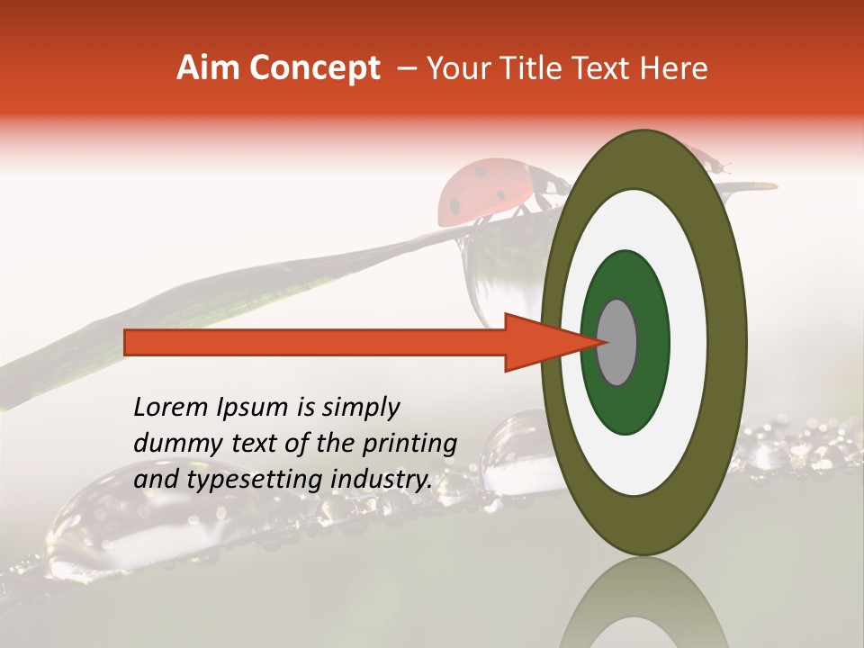 Weather Leaf Water PowerPoint Template