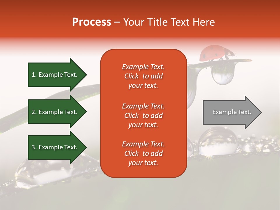 Weather Leaf Water PowerPoint Template