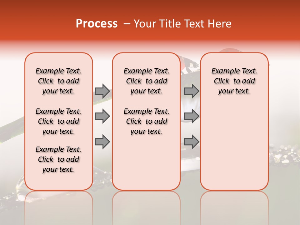 Weather Leaf Water PowerPoint Template