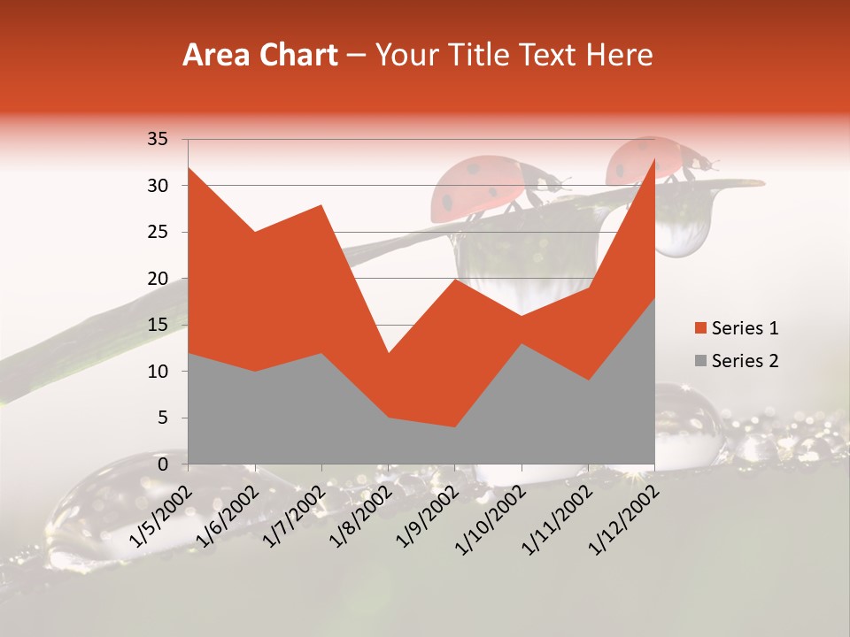 Weather Leaf Water PowerPoint Template