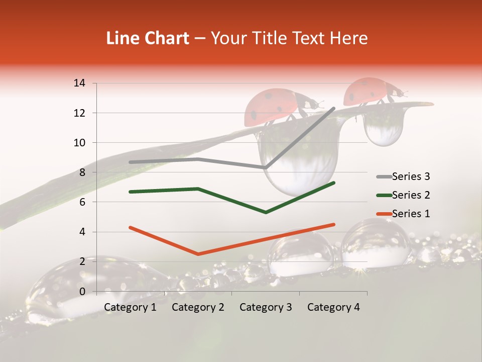 Weather Leaf Water PowerPoint Template