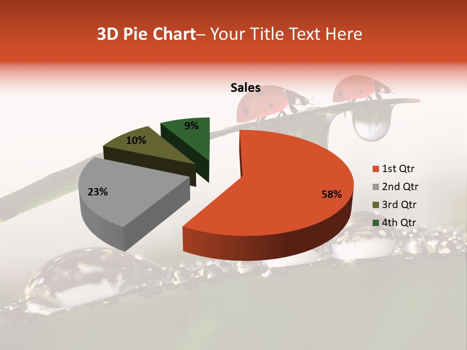 Weather Leaf Water PowerPoint Template
