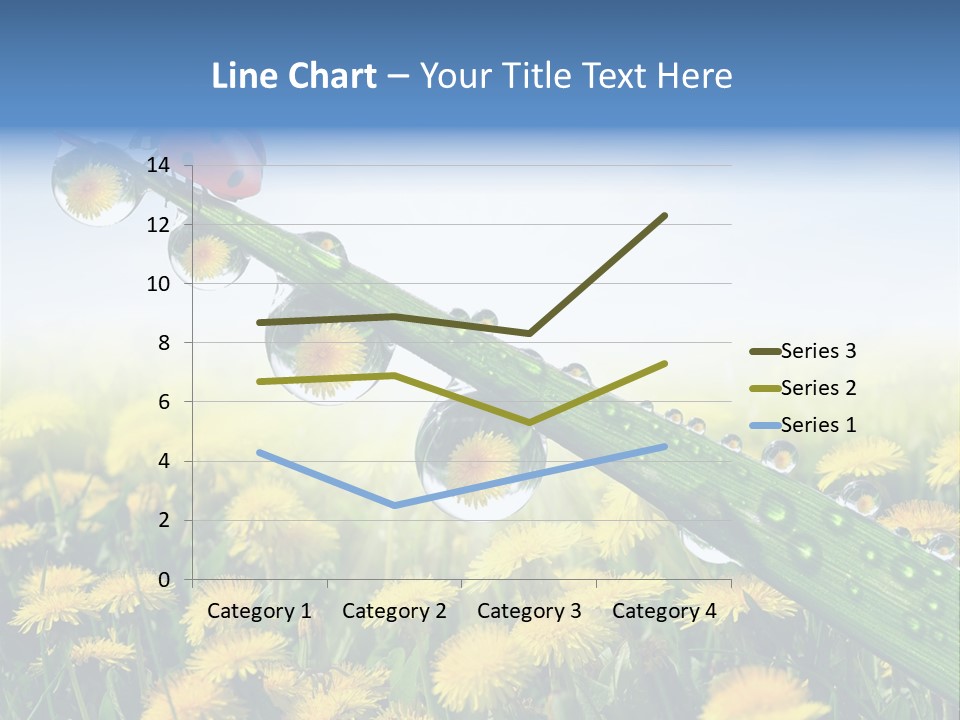 Insect Tranquil Drop PowerPoint Template