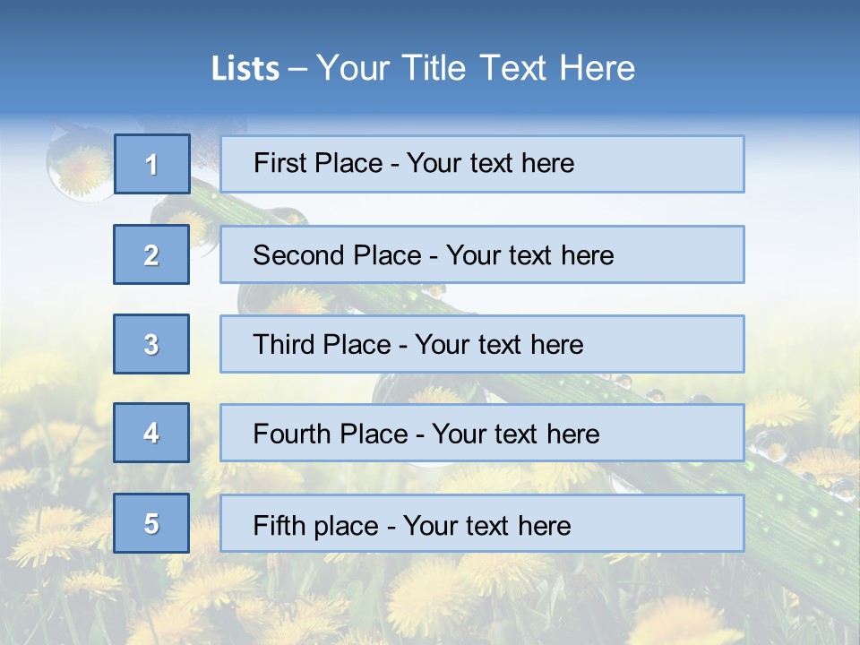 Flower Beauty Bright PowerPoint Template
